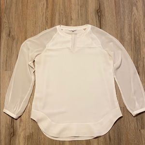White cAbi blouse size small